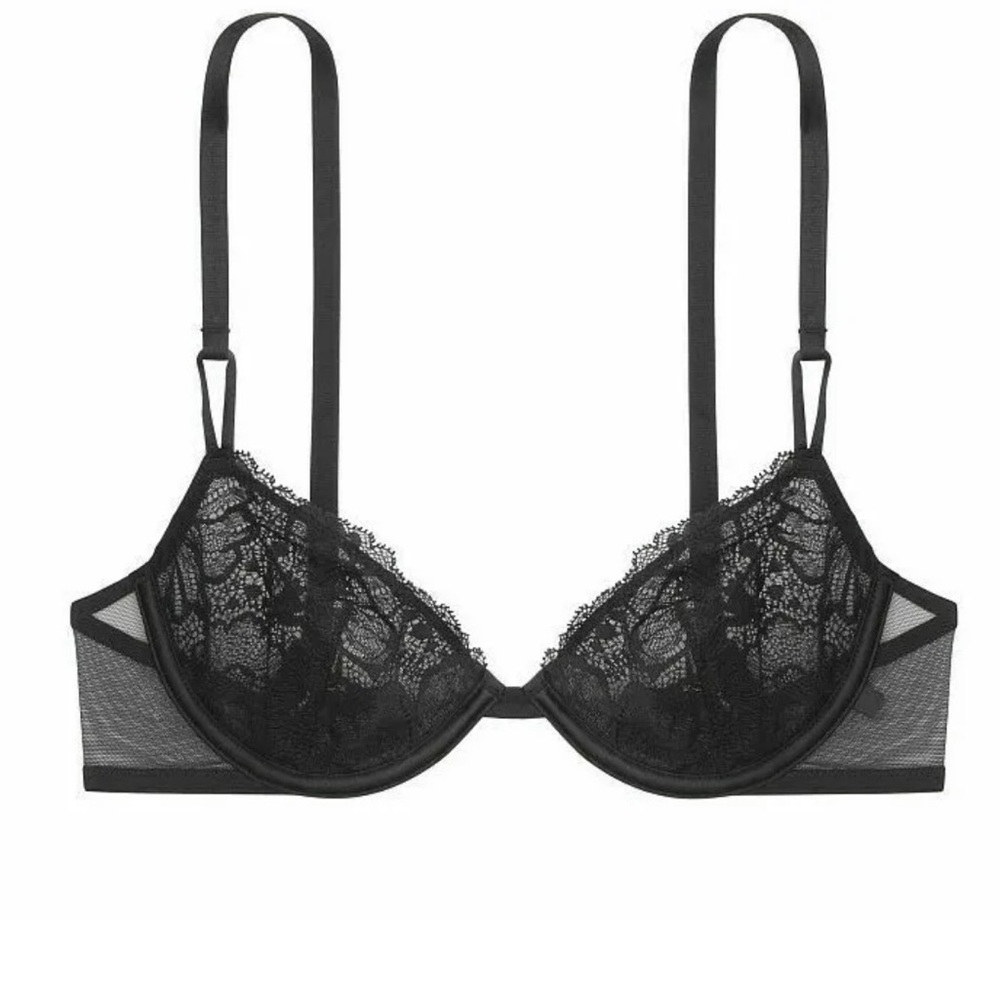 Victorias Secret | Black Unlined Demi Bra